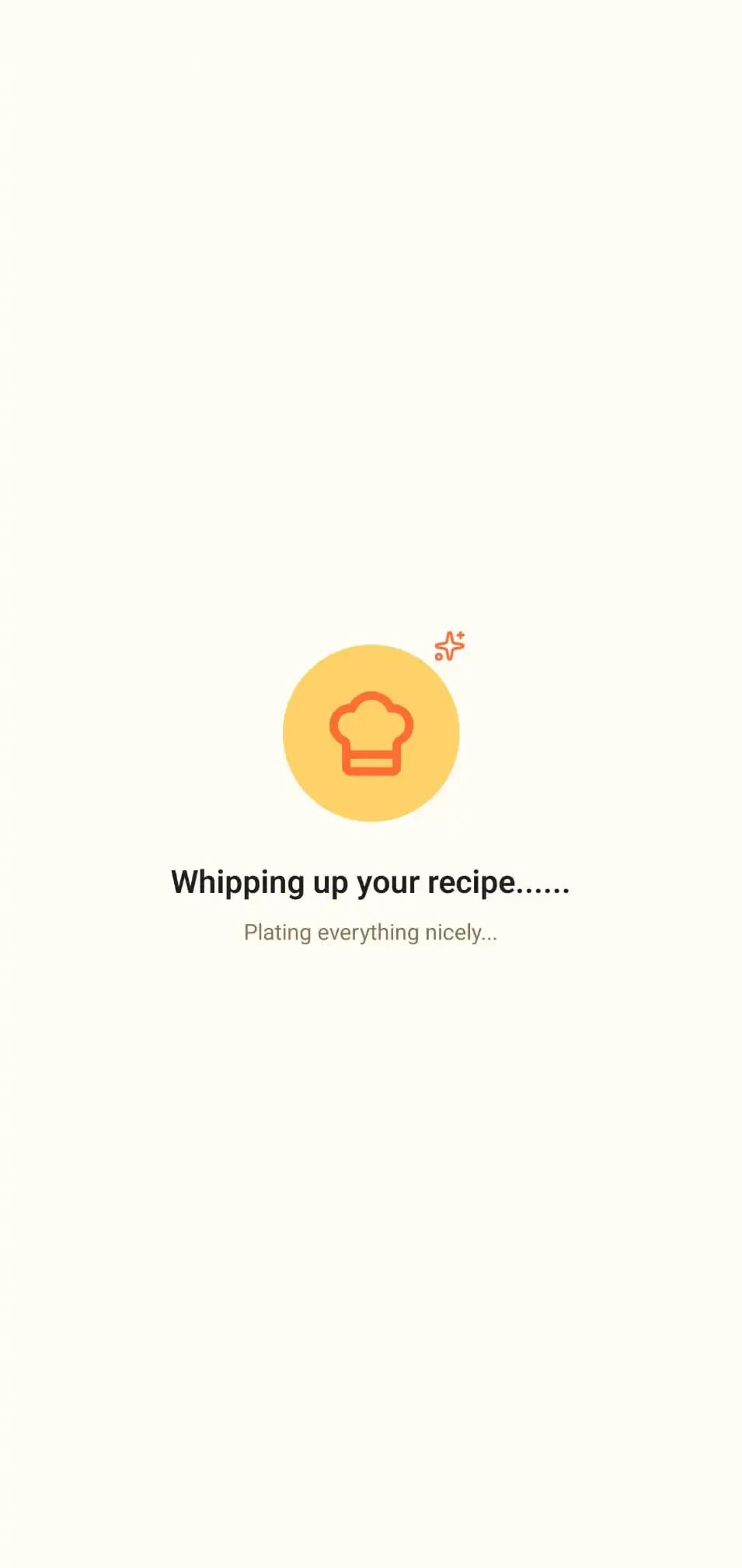 Importing a recipe from a link